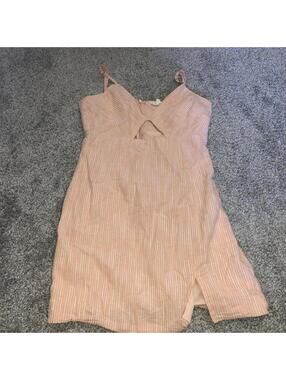PacSun Women's Pink and Orange Dress